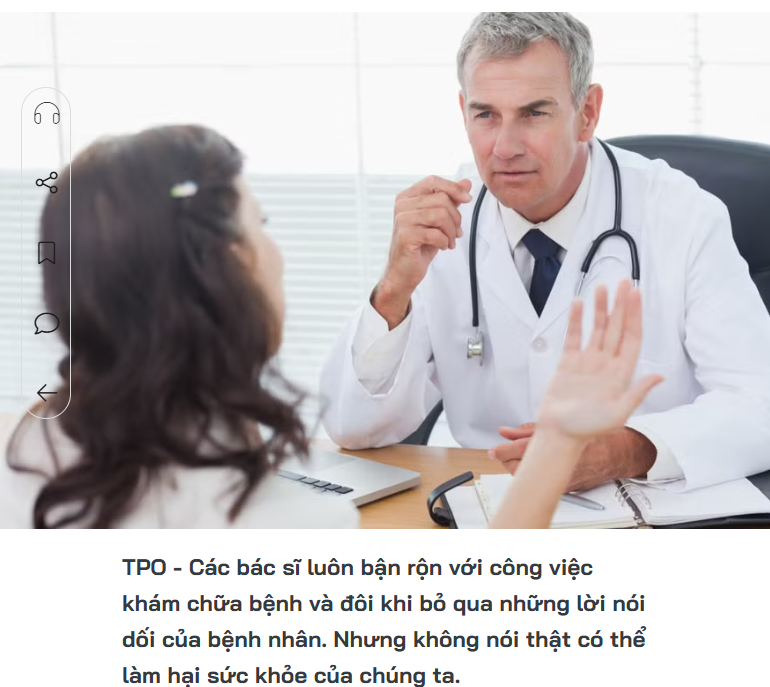 NGƯỜI BỆNH CẦN MỘT BÁC SĨ GIỎI, NHƯNG CŨNG CẦN MỘT NGƯỜI BIẾT NÓI THẬT ĐÚNG CÁCH