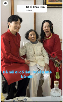 Con cháu luôn bên bà mỗi khi bà đau, mong bà luôn khỏe...
