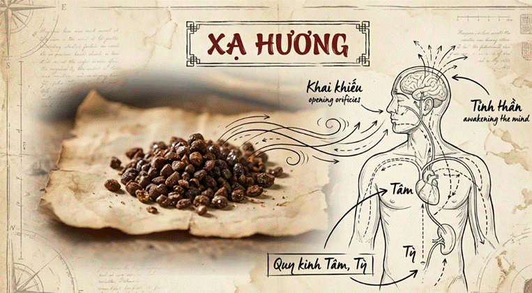Chính ranh giới này giúp chúng ta nhìn xạ hương khách quan hơn.